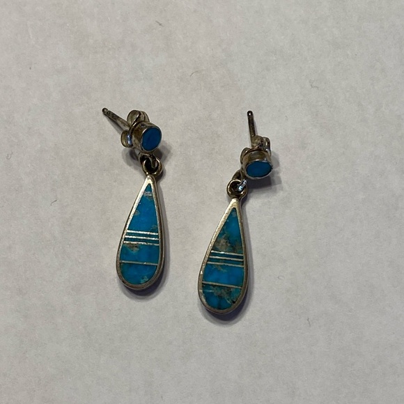 Rick Tolino Earrings Navajo Sterling Silver 925 - Picture 5 of 15